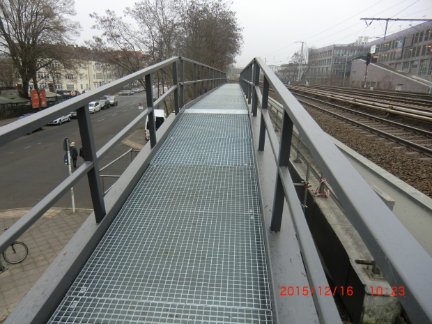 Kabelbrücke / Zufahrt zum Forum Köpenick