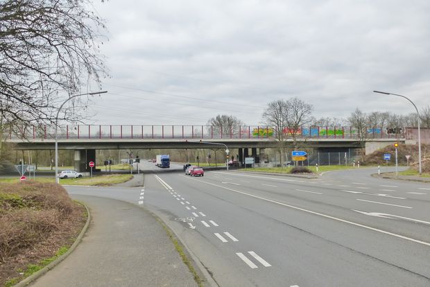 Blick aus Richtung Siegburg