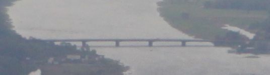 Aufnahme aus dem Flugzeug beim Anflug auf Riga