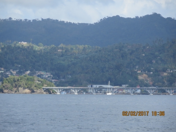  Fußwegbrücke Carr de la Bahia , Samana puente / Bahia de Samana