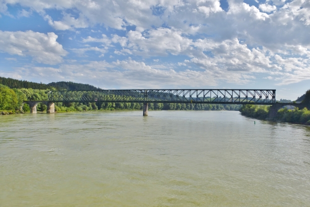 Die Kräutlsteinbrücke bei Passau-Lindau