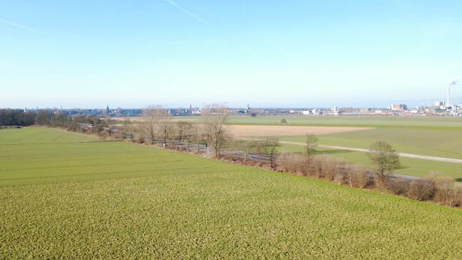 Der Bereich vor dem Brückenbau