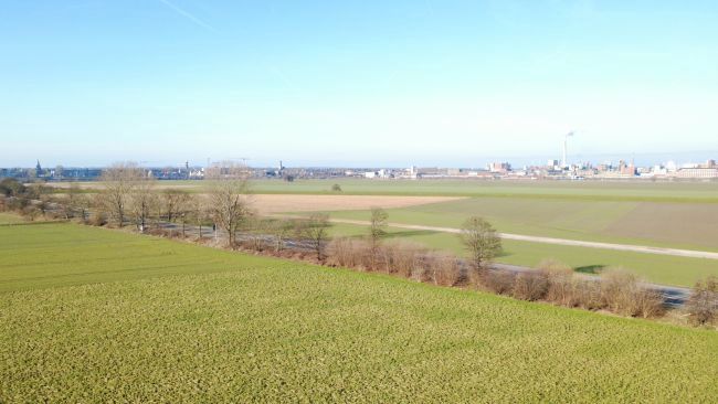 Der Bereich vor dem Brückenbau
