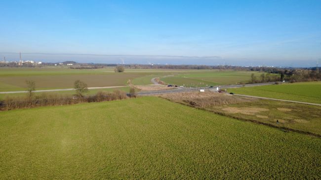 Der Bereich vor dem Brückenbau