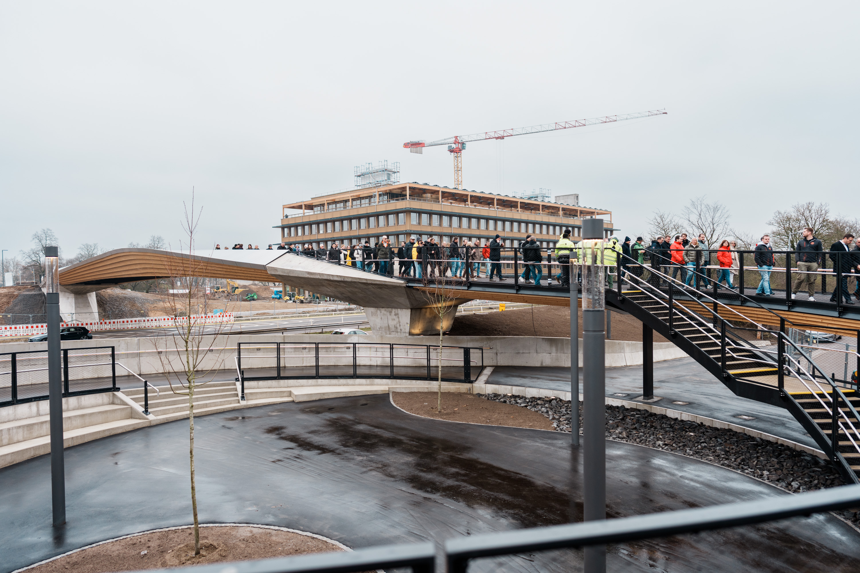 Brücke bei der Eröffnung