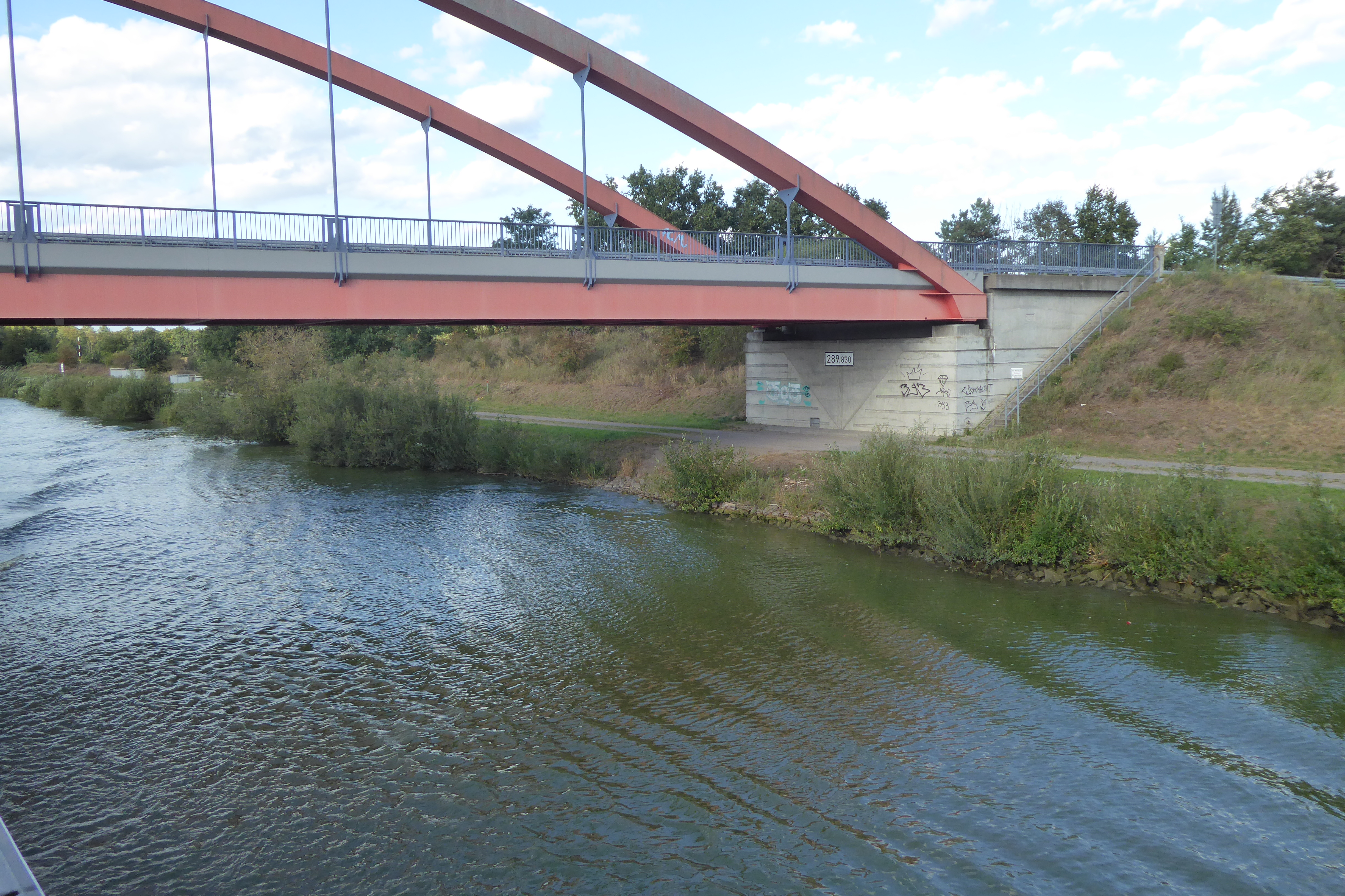 Brücke über Mittellandkanal, Blick nach NO