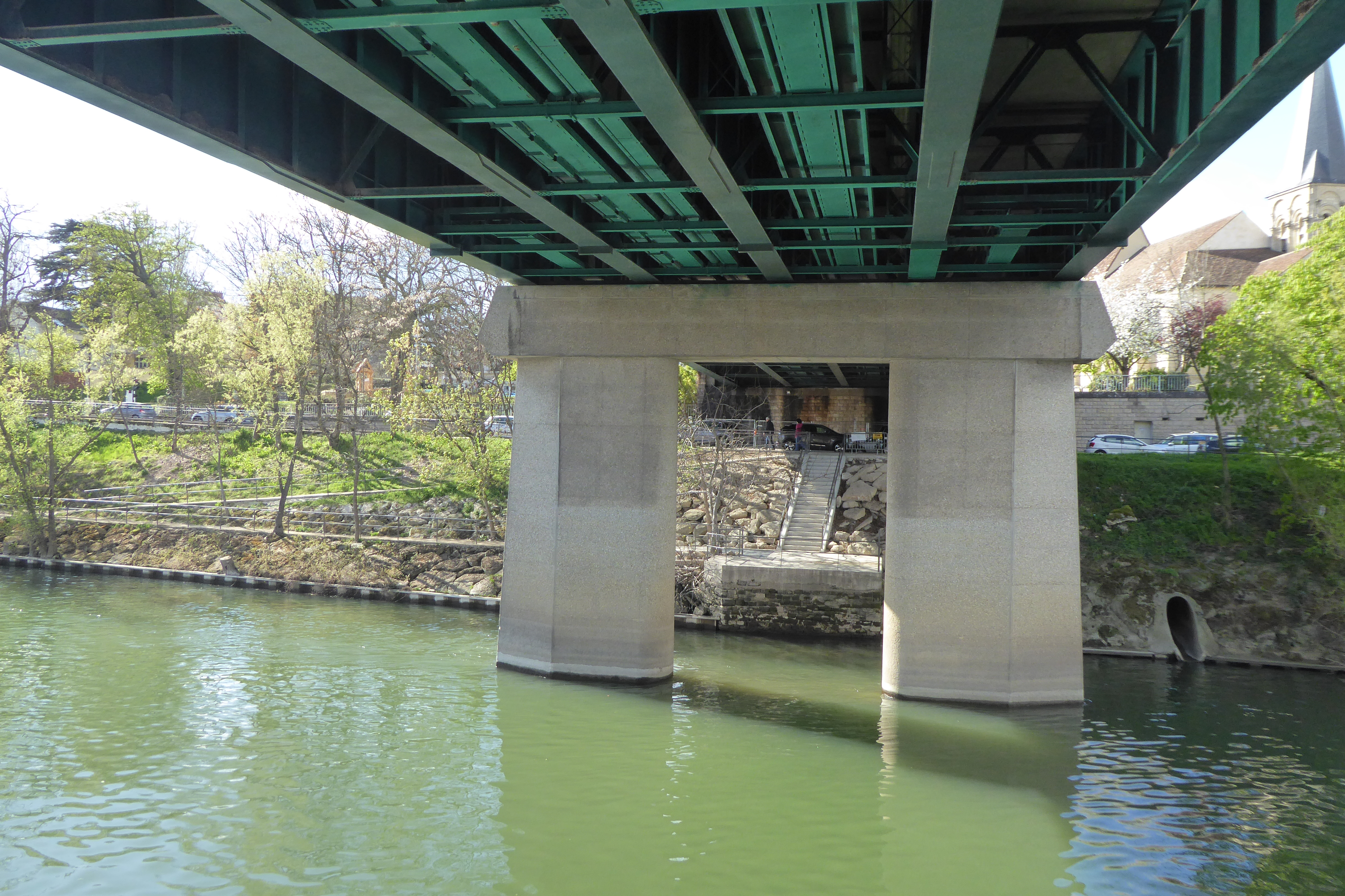 Unter der Pont de Chatou zwischen Chatou und Rueil-Malmaison