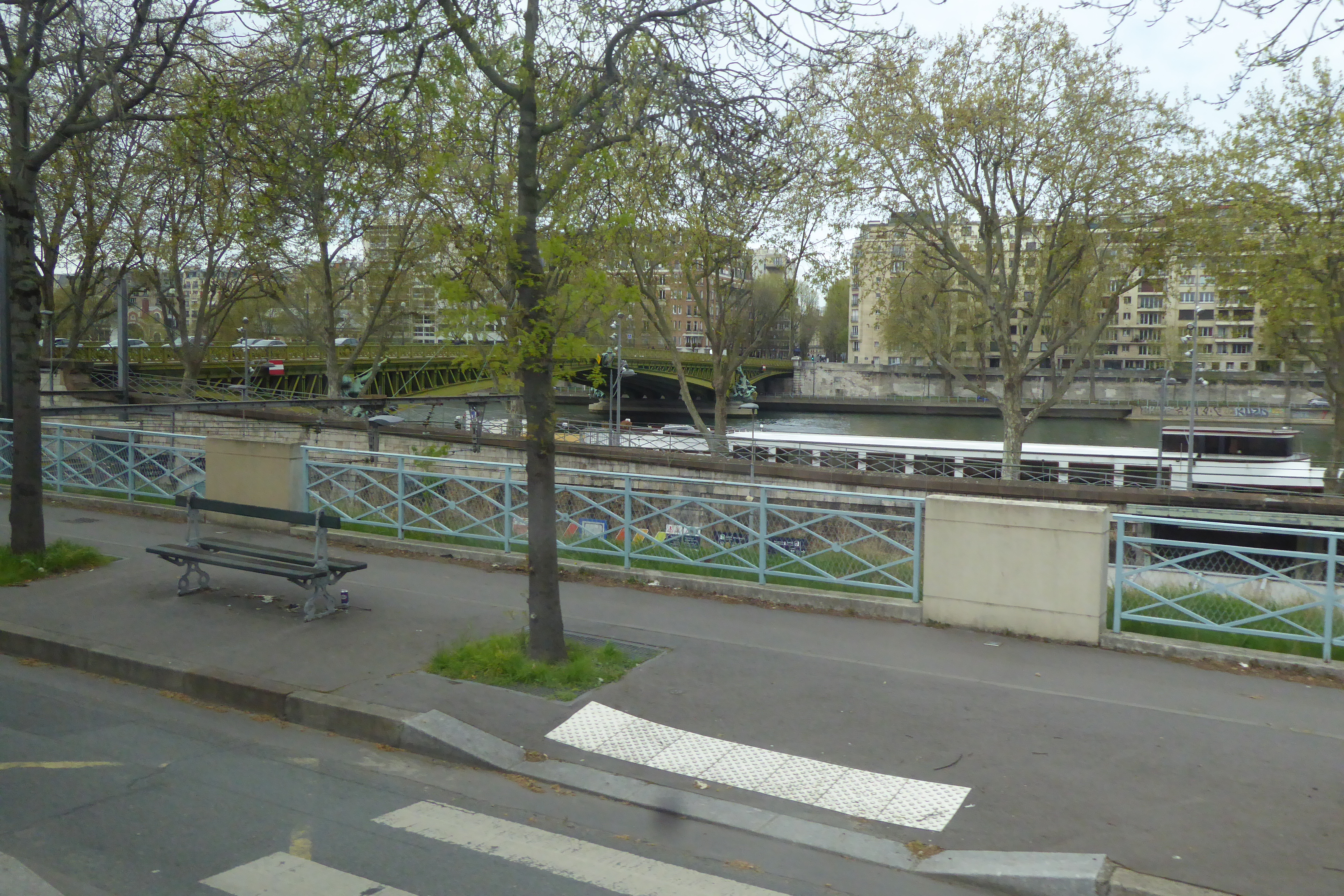 Pont Mirabeau, Blick v. linken Seine-Ufer, Bl. v. NO