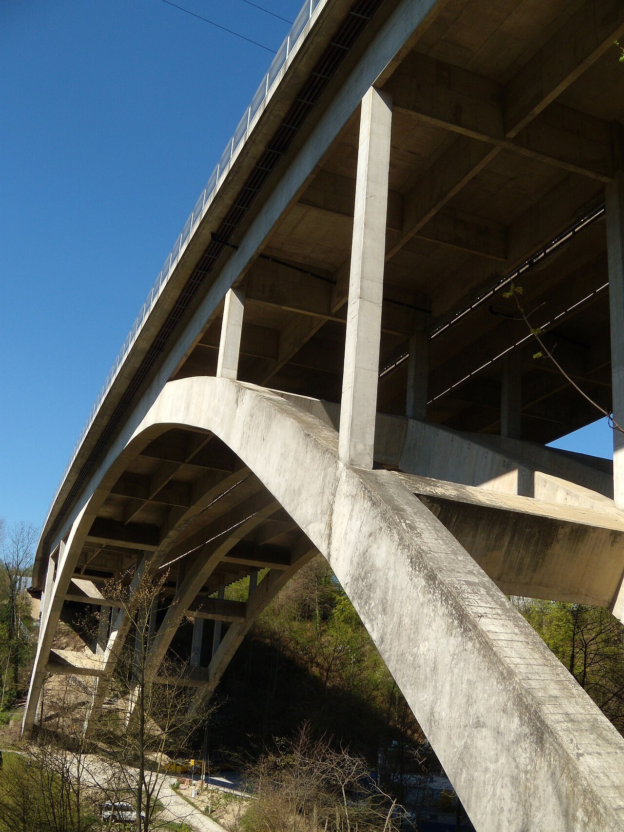 The Chocolatière Viaduct, in Lausanne (Switzerland)