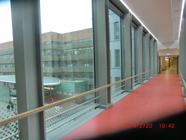 Neue Charite´Krankentransportbrücke / Luisenstraße, Obergeschoß