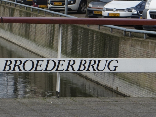 Broederbrug / Gracht Vloeddijk, Burgwal