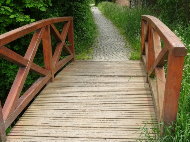 Fußwegbrücke Fußweg Hinter der Mauer / Nieplitz