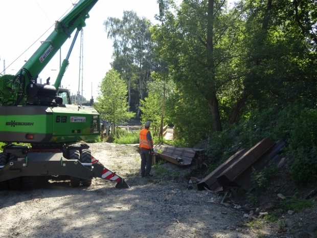 Fußwegbrücke / Erpe