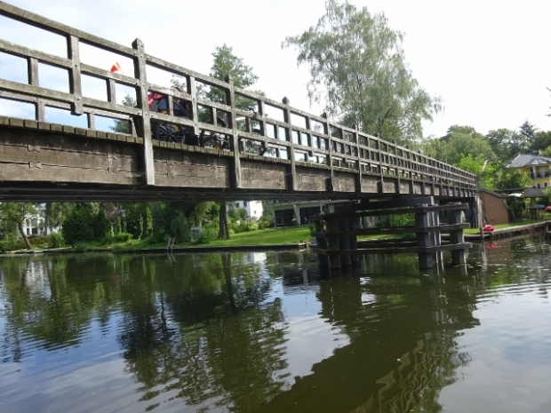 Fußgängersteg Hessenwinkel ( Russenbrücke ) / Ursprungsspree