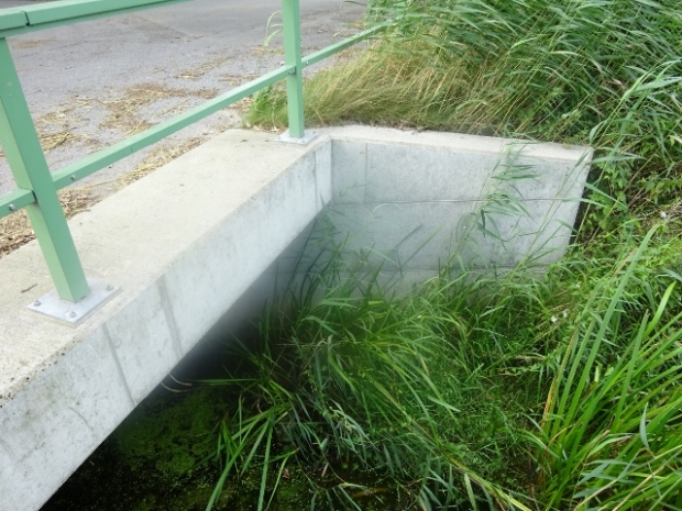 Straßenbrücke Dambeck / Graben in der Elbaue