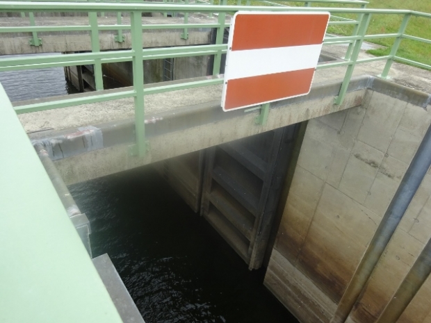 Arbeitswegbrücke am Sperrwerk / Dove - Elde