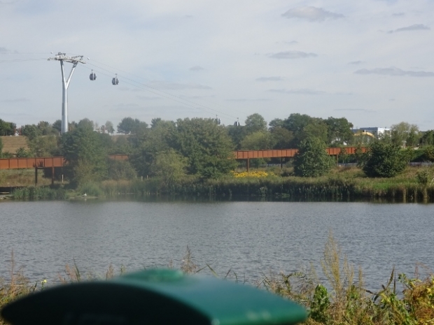 Fußgängersteg zur Buga 2017 / Wuhleteichlandschaft