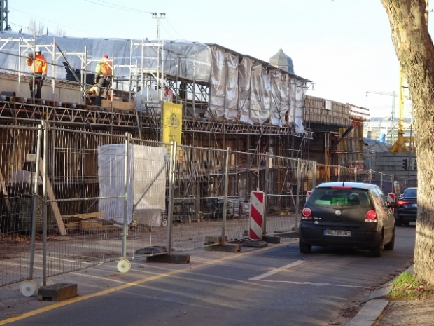 EÜ Strecke Berlin - Erkner - Frankfurt Oder / Lagerräume in Wiederherrichtung