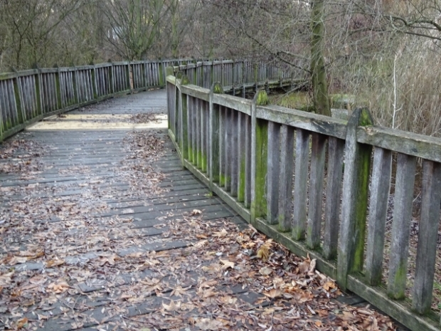 Fußwegbrücke / Rixdorfer Teich