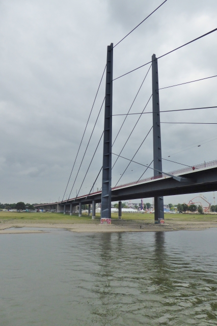 Rheinknie-Brücke, Bl. v. Süden