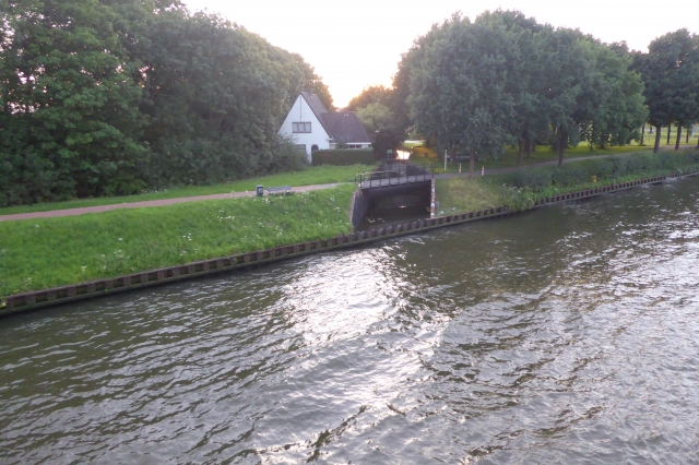 Entwässerungsgraben in Hogeweide