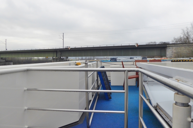 Eisenbahnbrücke Poikam, Bl. v. Westen