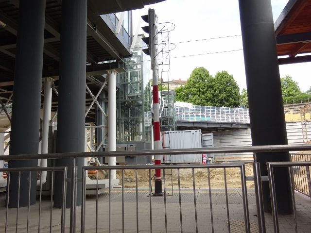 Neue Bahnhofszugangsbrücke / Bahnhof Stettin ( Glowny )