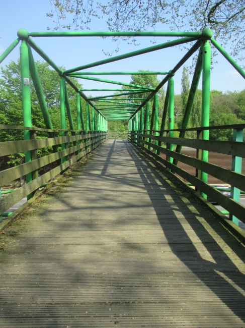 auf der Brücke, Blick in Richtung Osten
