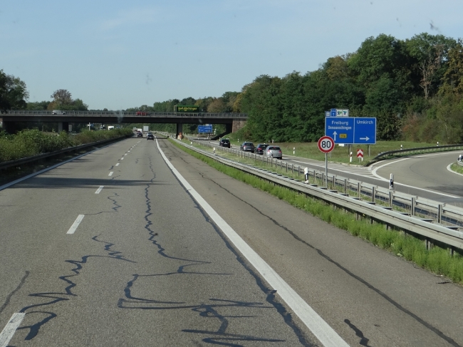 Autobahnkreuz Freiburg-Mitte