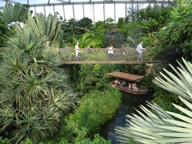 Hängebrücke im Zoo Leipzig