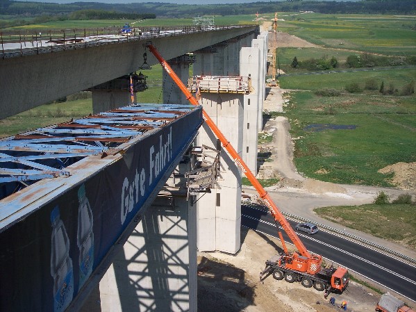 Lagereinbau Achse 6 BA1, Vorbauschnabel BA2 Ost