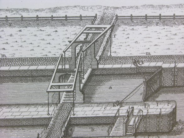 Zeichnung auf der Schautafel