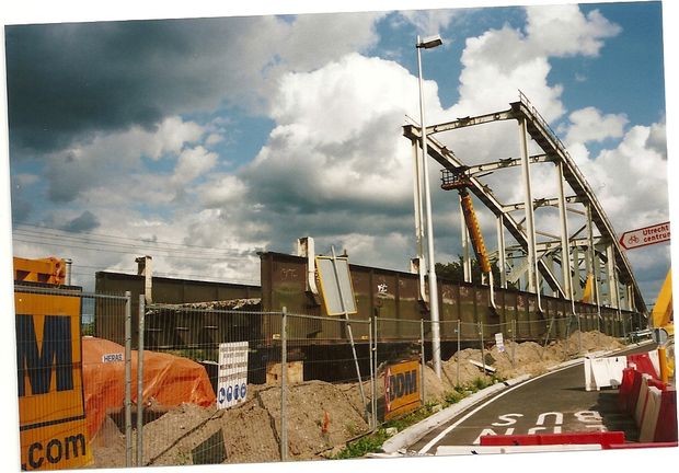 Abriss der alten Brücke