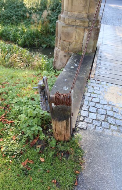 Kette des Zugmechanismus