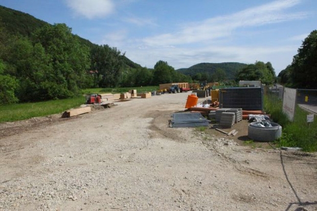 Baustelleneinrichtungsfläche