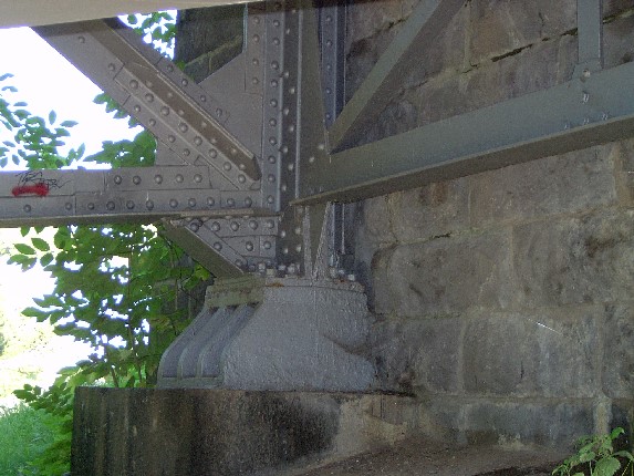 Rollenlager der Vorlandbrücke