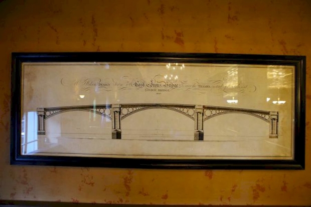 nicht verwirklichter Entwurf im Frühstücksraum eines Hotels in Halifax