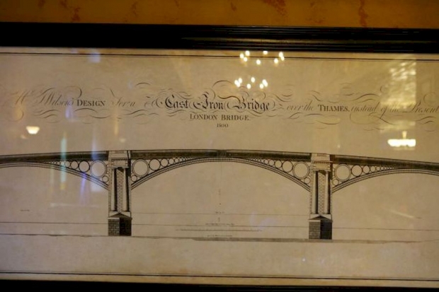 nicht verwirklichter Entwurf im Frühstücksraum eines Hotels in Halifax