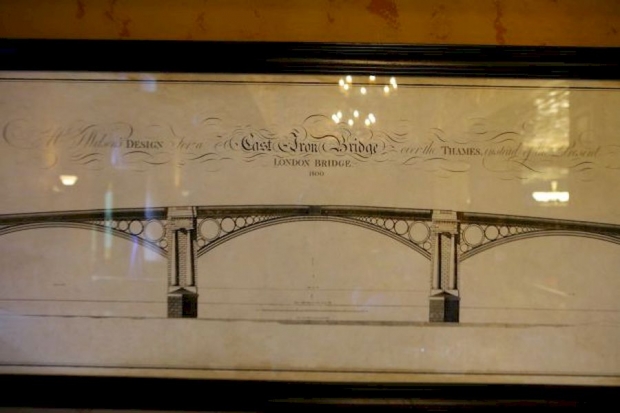 nicht verwirklichter Entwurf im Frühstücksraum eines Hotels in Halifax