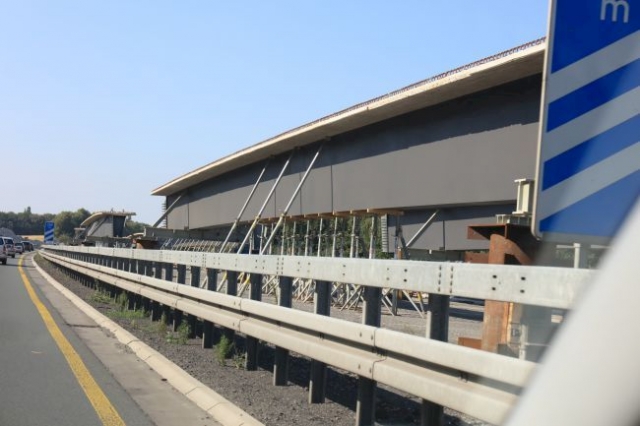 Trägervorfertigung nördlich auf der A43