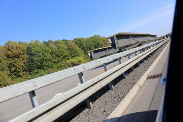 Trägervorfertigung nördlich auf der A43