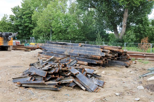 Reste der alten Brücke