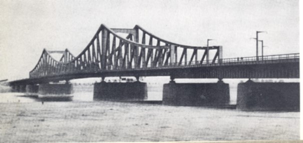 Die alte Südbrücke vor dem 2. Weltkrieg