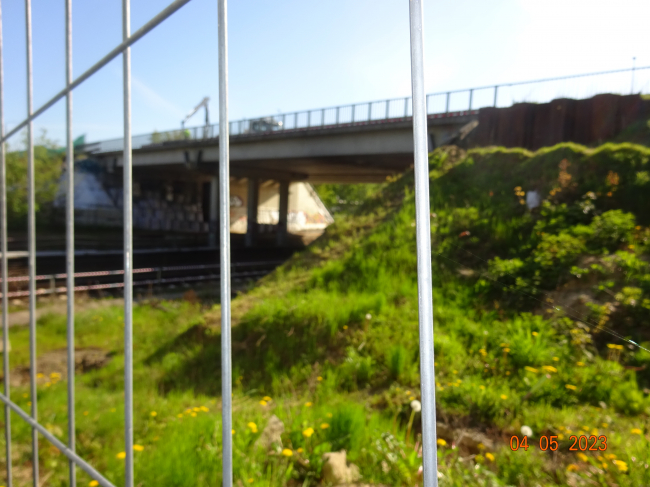 neue Blumberger Dammbrücke / EU Berlin - Strausberg - Kiez - Polen