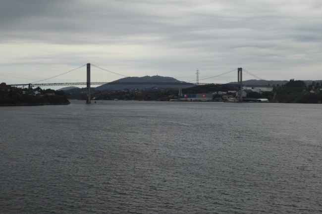 Sotra-Brua, Blick von N