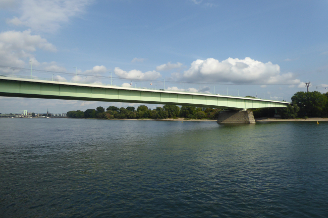 Zoobrücke, Blick v. Süden