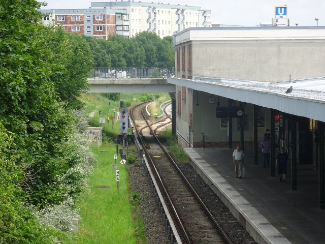 Louis Lewin Straßenbrücke / U - Bahnanlagen der Strecke Alexander Platz - Hönow