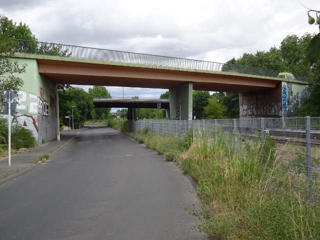 Landsberger Alleebrücke / Frank Schweitzer Straße u. EU Strecke Berlin - Ahrensfelde - Werneuchen