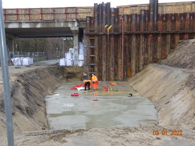 Südliche Blumberger Damm Brücke / EU Strecke Berlin - Strausberg - Küstrin ( Polen