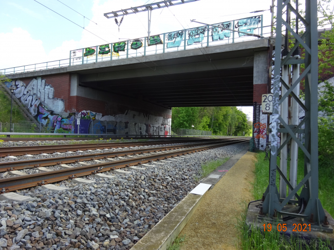 A 11 Autobahnbrücke Strecke Berlin - Stralsund / EU Strecke Berlin - Bernau - Stralsund